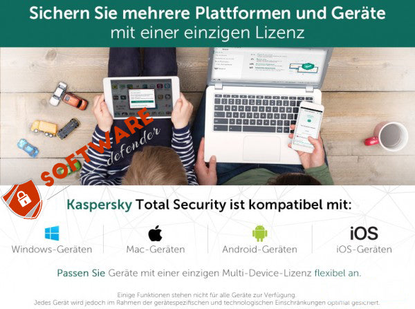 Kaspersky Total Security 2024 | PC | MAC | Android | 1-3-5-10 Devices / 1-2 Years